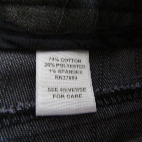 VTG Y2K CATO Gray Denim Midi Flared Western Cowgirl Boho Grunge Modest Skirt 4 - Picture 8 of 10